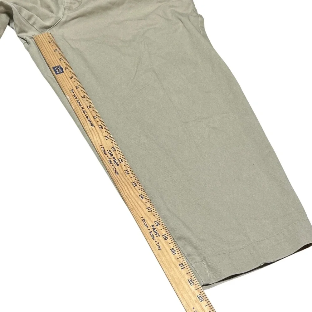RRL Ralph Lauren Khaki 32 Chino Pants Made in USA Button Fly SEE MEASUREMENTS